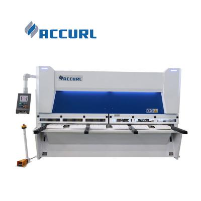 中国 Accurl Elgo P40 Cnc System Sheet Metal Press Brake Hydraulic Guillotine Shearing Machine 販売のため