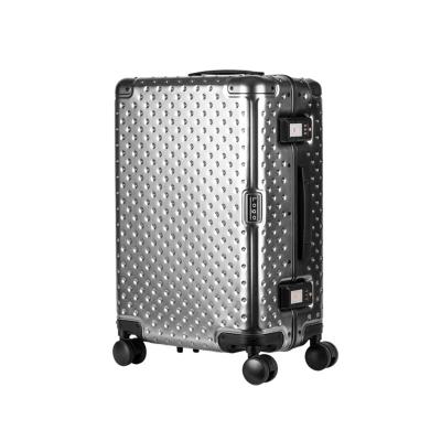 China Special original design special business casual design luxury luggage flight case metal waterproof wear-resistant aluminum suitcase for sale