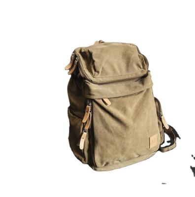 China Hot Sales Portable Fashionable Travel Camping Canvas Bags Large Capacity Man Backpack Multicolor School Bags For Students for sale