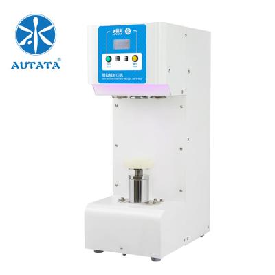 China AUTATA Food Bubble Tea Automatic Tin Beer Tin Can Sealing Machine Can Sealer Deli for sale