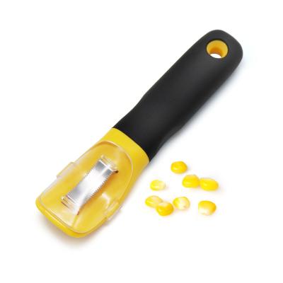 China Household Wholesale Kitchen Stainless Steel Stocked Yellow Corn Prep Peeler For Kitchen Tools for sale