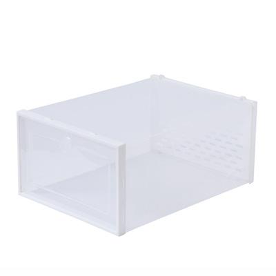 China Viable Hot Sale On Amazon Cheap Clear Huge Shoebox Storage Cube Packing Drawer Type for sale