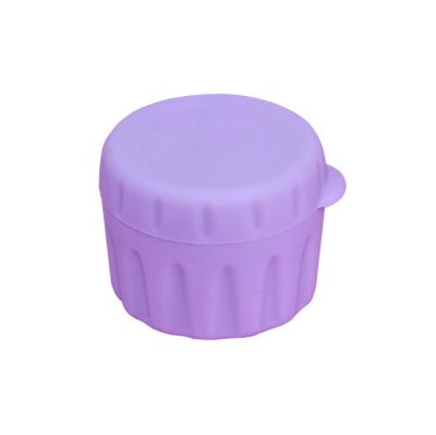 China Microwavable Silicone Wax Concentrate Containers Multi Use Food Grade Storage Jars Assorted Colors for sale