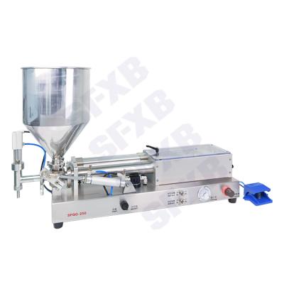 China Food Water Filling Machine SFXB SFQG Series Drinking Water Bottle Filling Machine Manual Ceramic Pump Filling Machine for sale