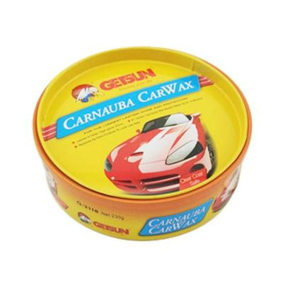 China Wax car wax tin box perfume boxcar solid wax container hairdressing tin cans for sale