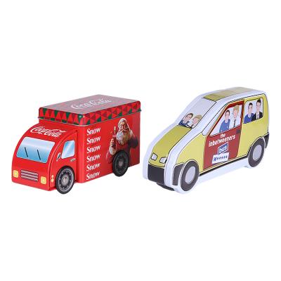 China Other New Design High Quality Decoration Case Promotion Car Shape Metal Tin Box for sale