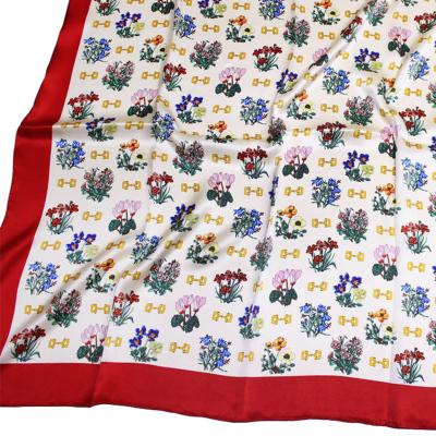 China Long Korean version of the spring silk scarf fashion trend spring silk scarf retro literary ladies and summer girl for sale