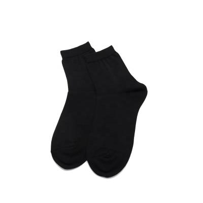 China Mansphil Solid Silk Blended Fabric Casual Hot Selling Stretchy Knitted Socks For Women for sale