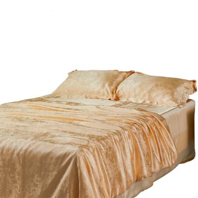 China High quality and very luxurious silk four-piece bedding sets disposable comfortable silk bedding set for sale