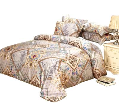 China High Quality Anti-Static Life 4 Pieces Silk Home Bedding Sets Luxury Silk Supply Top Level Bedding Sets for sale