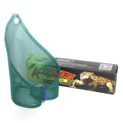 China High Sustainable Stable Breathable Swing Bed Reptile Lizard Hanging Mesh Hammock Sofa for sale