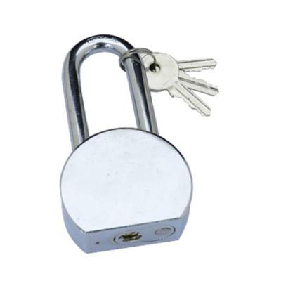 China 65mm Long Round Shackle American Style Waterproof Security 50 Steel Padlock for sale