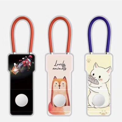 China A9003 Fingerprint Sensor Padlock Small Mini Travel Gym Locker Luggage Gym Locker Smart Biometric Fingerprint Padlock for sale