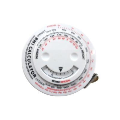 China ABS & Plastic B2071 Customized Logo Custom Made Body Calculator BMI Measuring Tape for sale