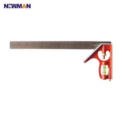 China Reliable Supplier B1104 12 Inch Combination Square 12 Angle Measuring Tool for sale