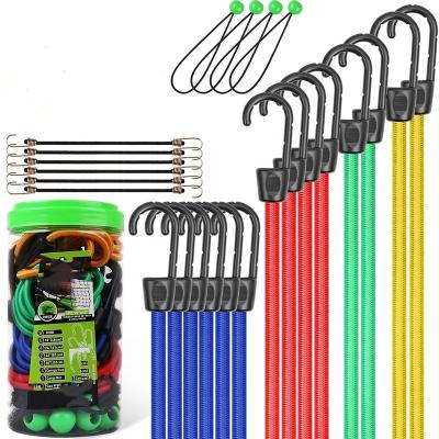 China 20pcs Diameter 8mm Bungee Cord Outdoor Rubber Elastic Bungee Cord Best Selling USD for sale