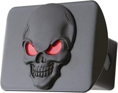 China Trailer Part Truck Part 3D Metal Skull Emblem Trailer Hitch Cover For 2