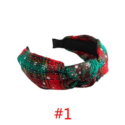 China Fashion autumn and winter hair cave ladies headband christmas embossed hair accessories headwear for sale