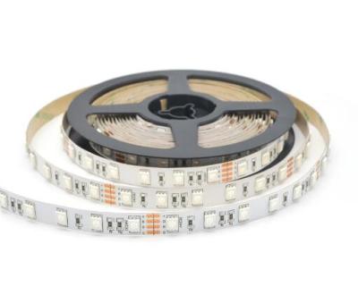 China Flexible DC 12V 24V 60led/m 300LED 5M SMD 5050 IP20 10W RGB LED LANDSCAPE Strip Light for sale