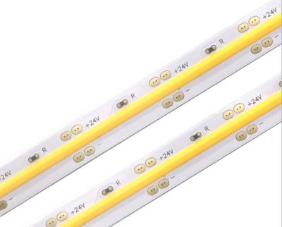 China Lighting Decoration 180 Degree DC12V/24V High Bright Beam Angle COB LED Flexible Strip Light for sale