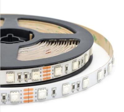 China Flexible LANDSCAPE DC12V 60led/m SMD5050 IP20 10W RGB LED Strip Light for Lighting Decoration for sale