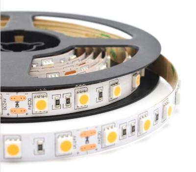 China LANDSCAPE Factory Sale DC12V 24V 60led/m 5M 300 White Warm White Flexible LED Strip Light SMD 5050 IP20 6W LED for sale