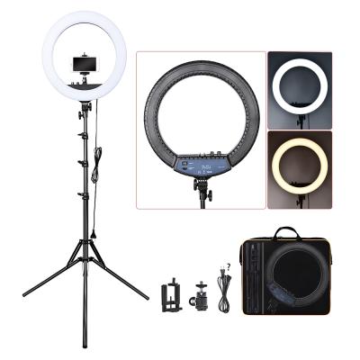 China FOSOTO RL-18II 18 Inch 55W 512 LED Dimmable Led Ring Light Kit ZZ00-E15 for sale