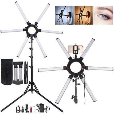 China Free Shipping Philippines FOSOTO FT-06 120W 3200-5500K 336Leds Circular Dimmable Led Ring Light Photography FT-06 for sale