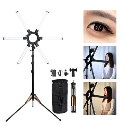 China Free Shipping Indonesia Photography FT-06 Studio 336 LED Ring Light 3200-5500K Dimmable Camera Ring Light Lamp FT-06 for sale