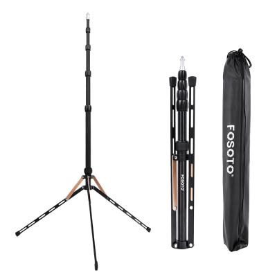 China Free Shipping Russia FOSOTO FT-190B Digital Camera Gold Led Tripod Light Stand With Bag For Photo Studio Photographic Lighting for sale