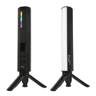 China FOSOTO W200 RGB Mini Sufficiency Light Stick Handheld Photography Light Magic Wand Shooting Multifunctional Youtube LED Video Light Magic Wand for sale