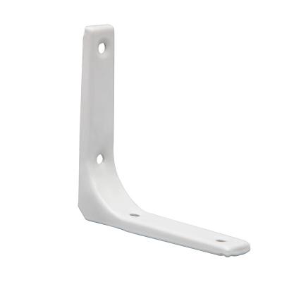 China Factory Price Steel Shelf Bracket Triangle 90 Degree L Shape Corner White Hanger Rack for sale