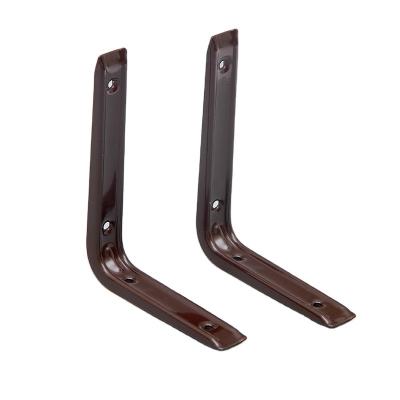 China Steel Metal Shelf Bracket Tie Down Triangle Bracket For Slab Wall Timber Rack Custom Corner Bracket for sale