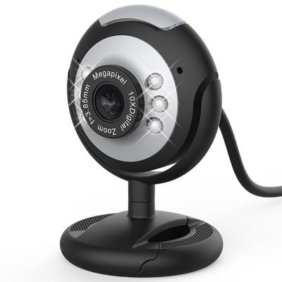 China High Quality Auto-zoom Adjustable Angle Webcam With Led Light V17 for sale