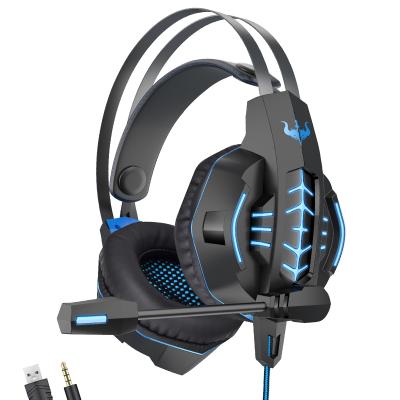 China Headband Wired Headset With Microphone Suitable For Gaming Internet Cafes xbox Earphones Gaming Headset for sale