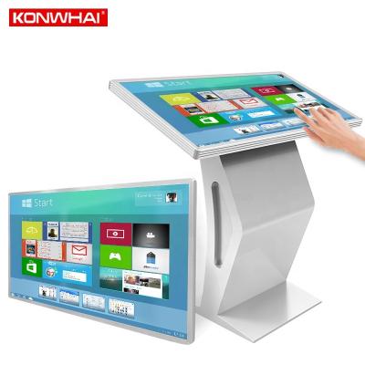 China Aluminum Alloy View Hotel Check In Kiosk Stand 32 Inch Android Media HD Tablet Kiosk Indoor For Sale for sale