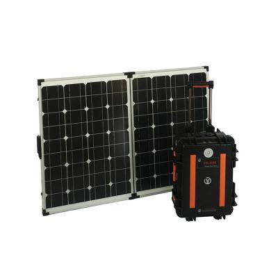 China Sine Wave Remote Control Portable Backup Pure Power Solar Power Generator for sale