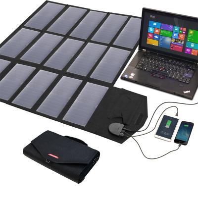 China Monocrystalline Solar Panel Foldable Outdoor Portable Charger Silicon Solar Panel 100w for sale