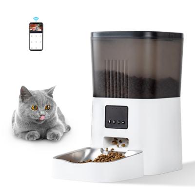 China Large Dog 4L Cat Pet Food Feeder Tuya Automatic Wifi Timer Dog Smart Tuya App Automatic Electric Pet Feeder for Cat Pet Dogs for sale