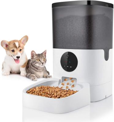 China 2022 Small Dog and Cat Pet Food Bowl Auto Large Automatic Intelligent Smart Driver Big Wifi for Cat Dog With Timer Camera for sale