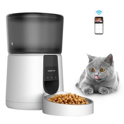 China Auto Feeder Wifi Cat Pet Feeder For Dogs Smart Automatic Pet Cat Dog Intelligent Timer Smart Auto App Tuya for sale