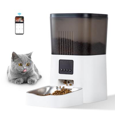 China Automatic Automatic Pet Cat Dog Feeder Tuya Smart Wifi Automatic Pet Feeder With Wifi for sale