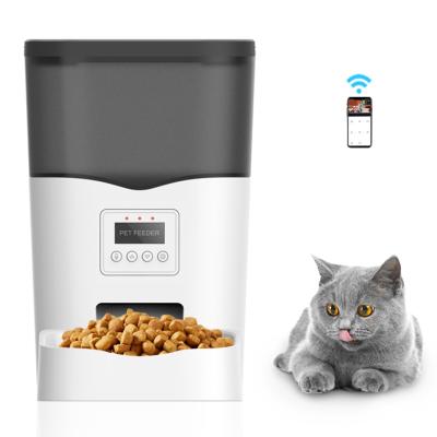 China Large Pet 3L Automatic Automatic Cat Dog Feeder Tuya Smart Wifi Automatic Dog Feeder With Wifi for sale