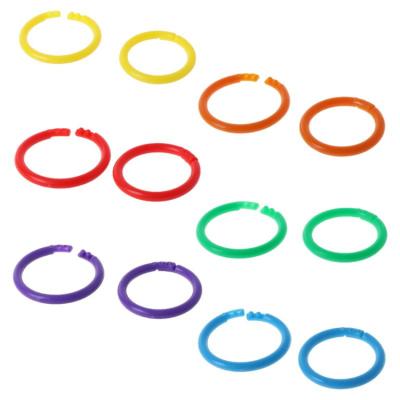 China Office School Staples Factory Direct Sale Non-Toxic Durable Plastic Book Binding Ring For Office And Desk for sale