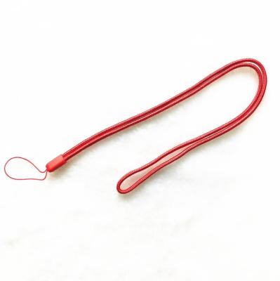 China Mobile Phones Certificates Products 2.8mm Long Digital Round Nylon Cell Phone Lanyard for sale