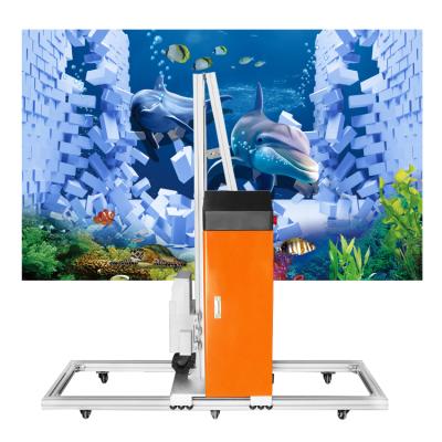 China Hotels Wall Painting Printing Version Durable Wall Mural HD Printer Machine With CE Certificated for sale