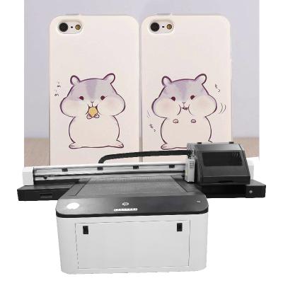 China Garment Shops Printer 3pcs XP600 60*90cm Printhead Digital UV Glass Flatbed Wood Leather Plotter Inkjet UV Printer for sale