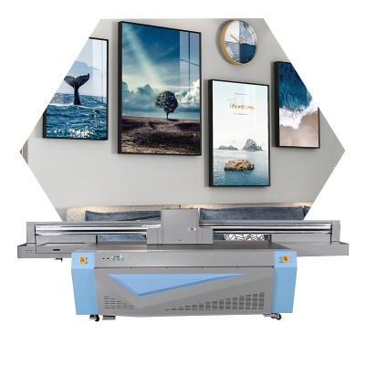 China Hotels Digital UV Flatbed Inkjet Printing Machine / Large Format UV Flatbed Printer Price for sale