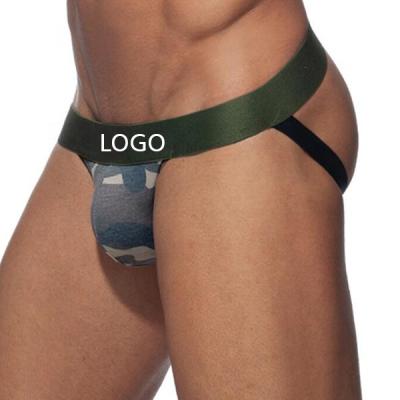 China Antibacterial Men's Underwear Gay Gay Sexy Underwear Male Jockstrap G - String Thongs Men's Briefs Pure Cotton Solid Briefs Panties for sale