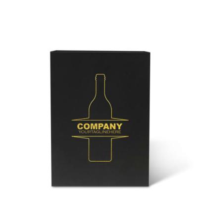 China Handmade Custom Logo Packaging Box Foldable Flat Paper Box For Liquor Packaging Box Essential Oil Bottle for sale